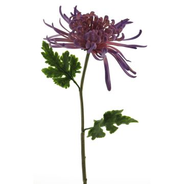 Fleur décorative Chrysanthème YASULI, violet, 70cm