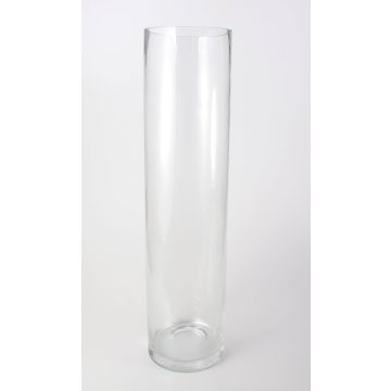 Vase à placer au sol SANSA AIR en verre, transparent, 100cm, Ø 20cm