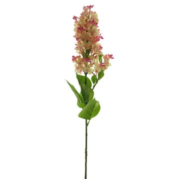 Fleur artificielle lilas NAJUAN, fuchsia-crème, 80cm