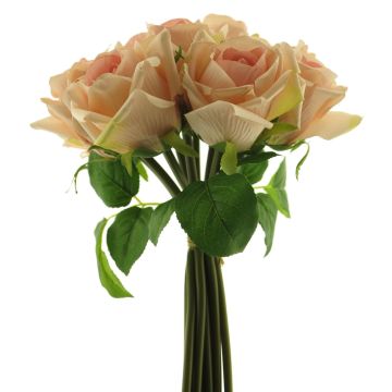 Bouquet de roses artificielles LANXIA, rose, 25cm