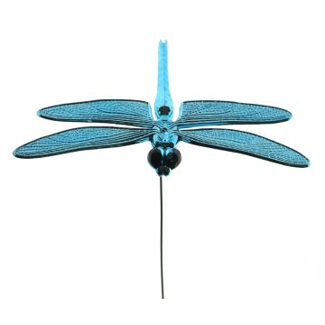Libellule décorative ZIQUAN, bleu, 15cm