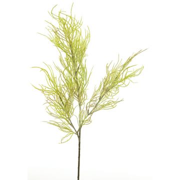 Branche décorative de jonc spiralé YUNLIN, jaune, 80cm