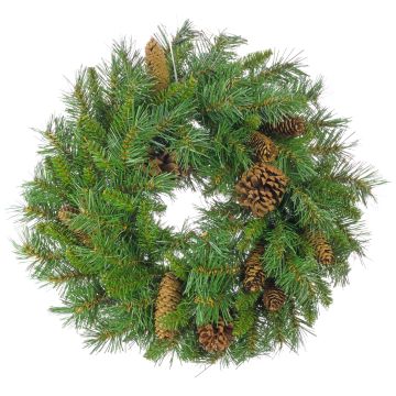 Couronne de sapin artificielle ALFRED, Ø50cm