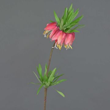 Fleur en tissu Fritillaire impériale IMST, fuchsia, 65cm