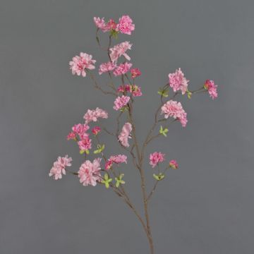 Branche de cerisier fleurie artificielle KENZUKE, rose, 85cm