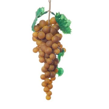 Fruit décoratif Raisins ALFARO, jaune-vert, 20cm