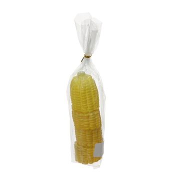 Légumes artificiels Morceaux de maïs ANNELE, 4 pièces, jaune, 6cm, Ø5cm
