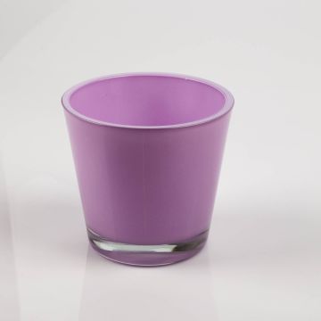 Pot à plantes en verre RANA, lilas, 13cm, Ø14cm