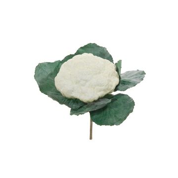 Légumes artificiels Chou-fleur GUSTL, blanc-vert, 15cm, Ø15cm
