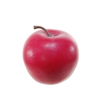 Fruit décoratif Pomme HENNY, rouge, 7cm, Ø6,5cm