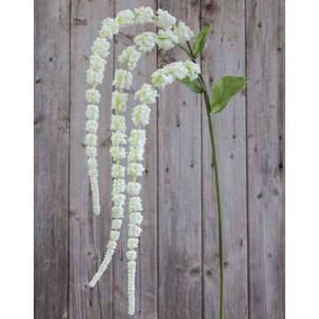 Branche artificielle d'amarante SENIO avec fleurs, blanc, 70cm