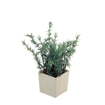 Plante artificielle Romarin GILANG, cache-pot, vert, 25cm