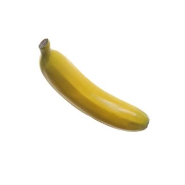 Fruit décoratif Banane ODILA, jaune, 18cm