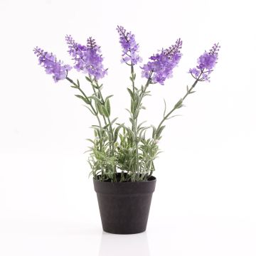 Lavande artificielle LOUISE, pot décoratif, violet clair, 30cm, Ø3cm