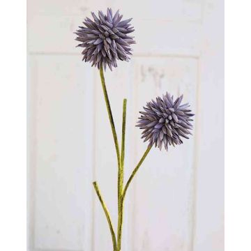Allium artificiel CHIRARA, lilas, 95cm, Ø10cm