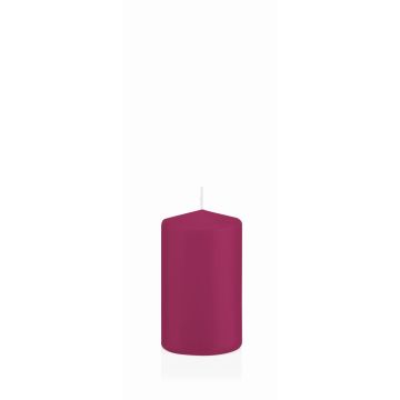 Bougie pilier MAEVA, magenta, 10cm, Ø6cm, 33h - Made in Germany Bougie pilier MAEVA, magenta, 10cm, Ø6cm, 33h - Made in Germany