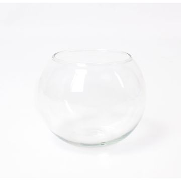 Verre sphérique TOBI EARTH, transparent, 10cm, Ø11,5cm