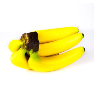 Régime de bananes artificiel JEFFERY, jaune-vert, 20,5x11,5cm