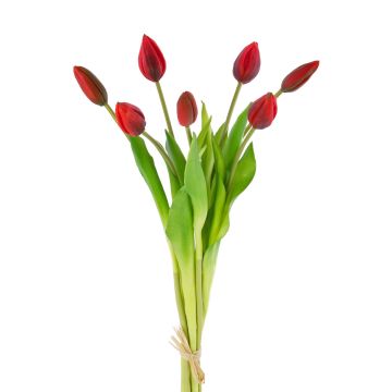 Bouquet de tulipes artificielles LONA, rouge, 45cm, Ø20cm