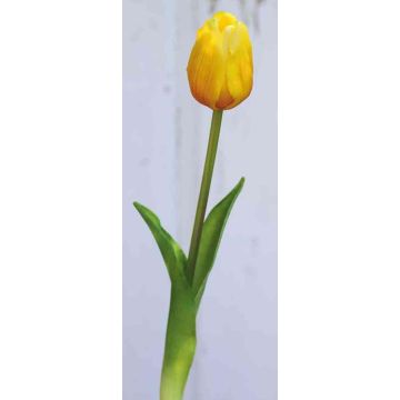 Tulipe artificielle LONA, orange clair, 45cm, Ø4cm