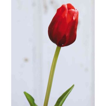 Tulipe artificielle LONA, rouge, 45cm, Ø4cm