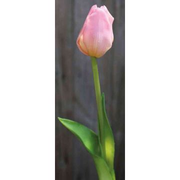 Tulipe artificielle LONA, rose, 45cm, Ø4cm