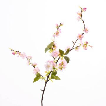 Branche de fleurs de cerisier en tissu VALESKA, rose, 85cm