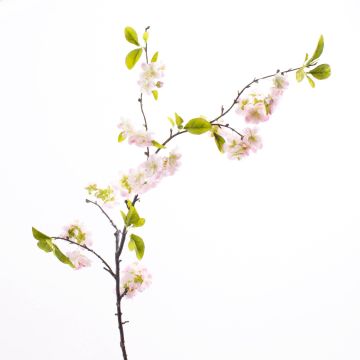 Branche de fleurs de cerisier en tissu VALESKA, rose, 105cm