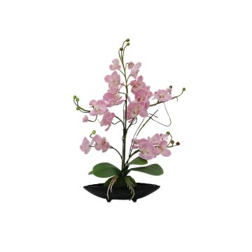 Fausse Orchidée IVIE, coupe décorative, outdoor, rose, 50cm, Ø7-9cm