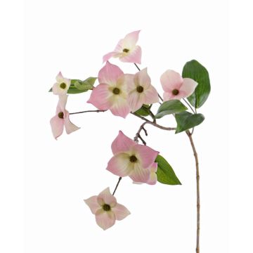 Branche de cornus artificiel KOHANA, fleurs rose, 70cm