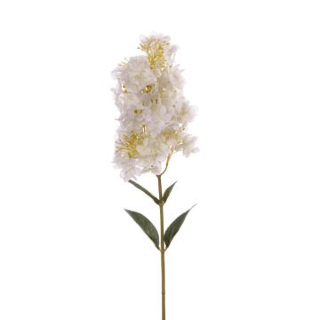 Hortensia artificiel LINYA, crème, 80cm, Ø11cm