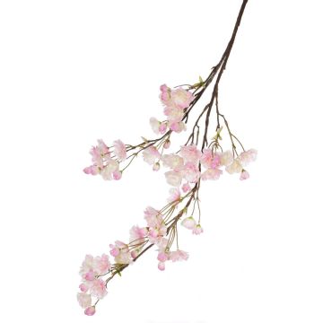 Branche de cerisier en fleurs en tissu DJUNA, rose, 135cm