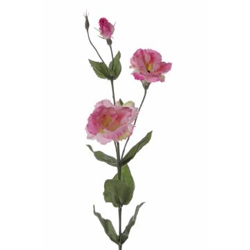 Lisianthus artificiel NOWA, rose, 80cm, Ø7cm