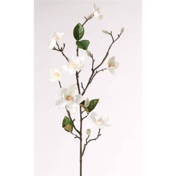 Magnolia artificiel MASAHI, crème, 90cm, Ø4-8cm