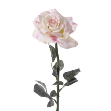 Rose artificielle QUINZY, rose clair, 65cm, Ø13cm