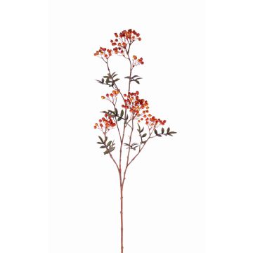 Branche de sorbier artificielle CERRY, avec baies, orange, 110cm