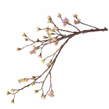 Branche d'érable artificiel STEFFEN, avec fleurs, rose, 110cm