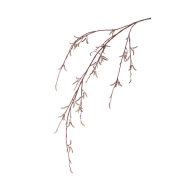 Branche de bouleau synthétique NANTE, avec fleurs, brun, 90cm