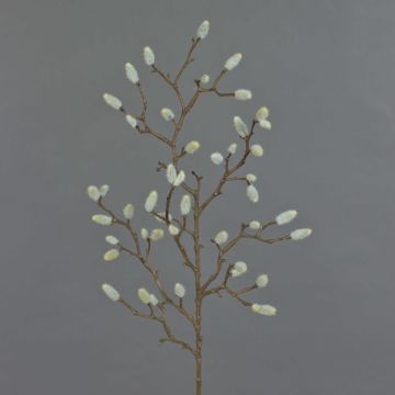 Branche de magnolia synthétique KOTORI, blanc, 75cm