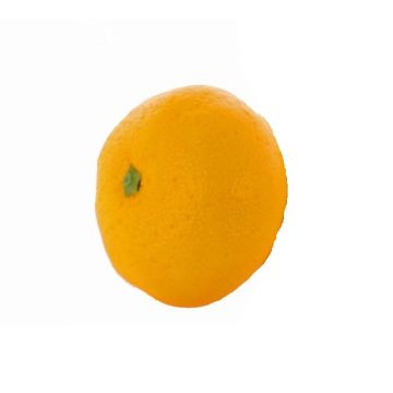 Mandarine artificielle MAHIMA, orange, 3,5cm, Ø5,2cm