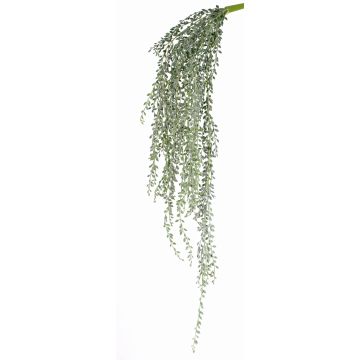 Chute de Senecio artificielle KANELO, piquet, vert-gris, 80cm