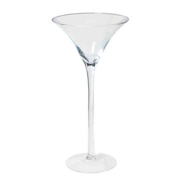 Grand verre à cocktail avec pied SACHA OCEAN, transparent, 50cm, Ø25,5cm
