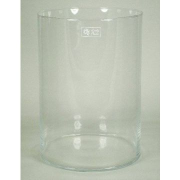 Vase en verre SANYA OCEAN, cylindre, transparent, 35cm, Ø25cm