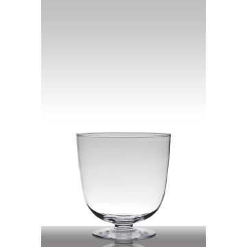 Coupe à fruits sur pied SHIRLEY en verre, transparent, 28cm, Ø27cm