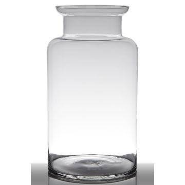 Vase en verre KARIN EARTH, transparent, 45cm, Ø25cm
