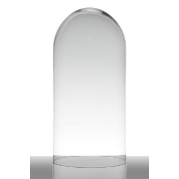 Dôme en verre ADELINA, transparent, 40cm, Ø19cm