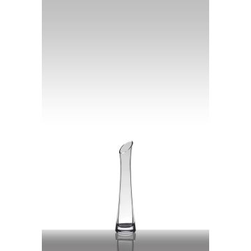 Vase étroit en verre PATTY EARTH, transparent, 25cm, Ø6cm