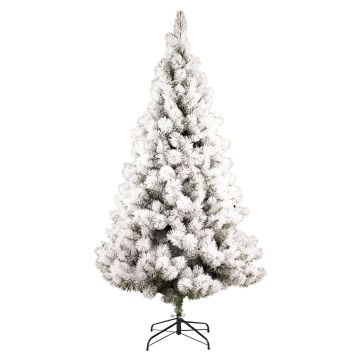 Sapin de Noël artificiel APPENZELL SPEED, enneigé, blanc, 210cm, Ø110cm
