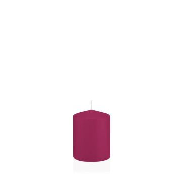 Bougie pilier MAEVA, magenta, 8cm, Ø6cm, 29h - Made in Germany Bougie pilier MAEVA, magenta, 8cm, Ø6cm, 29h - Made in Germany