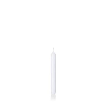 Bougie décorative CHARLOTTE, blanc, 18,5cm, Ø2,1cm, 6,5h - Made in Germany